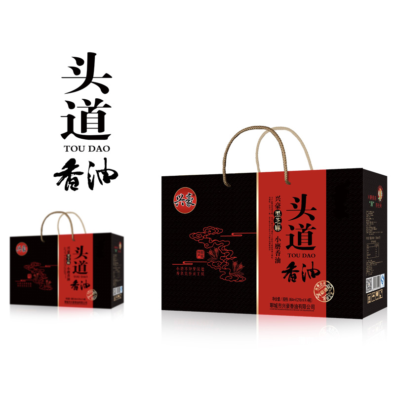 216ml黑芝麻香油礼盒
