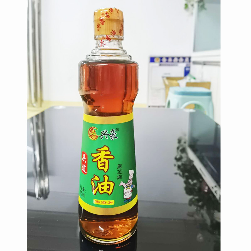 黑芝麻头道香油365ml
